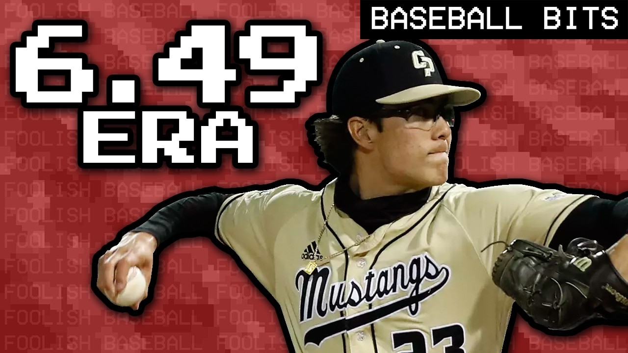 thumbnail of Foolish Baseball's Youtube video about Bryan Woo, It's Bryan woo as a mustang again.